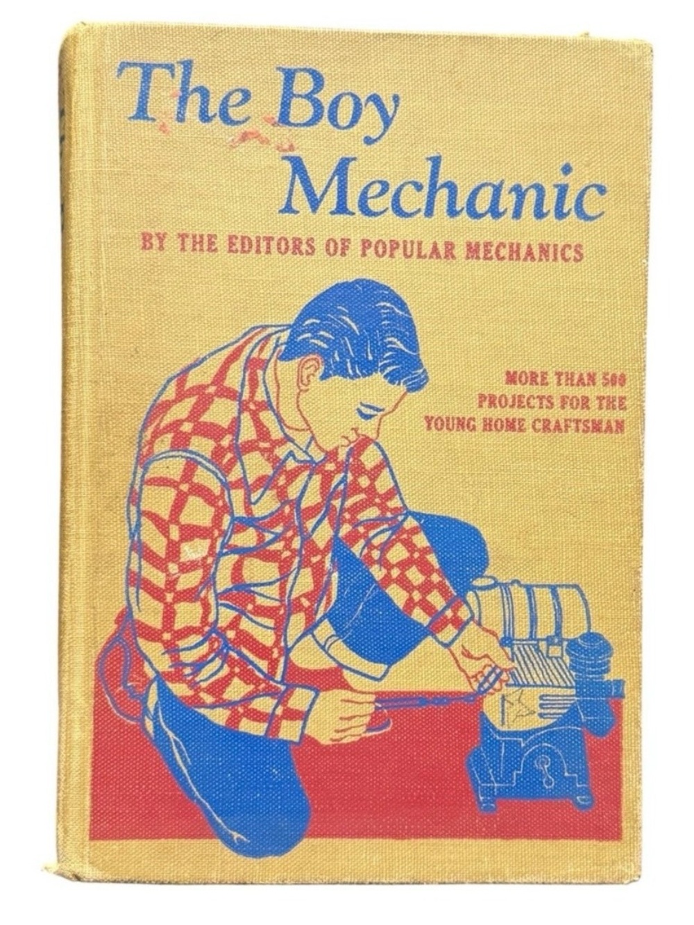 The Boy Mechanic Book Popular Mechanics 500 Projects Hardcover 1952 Vintage